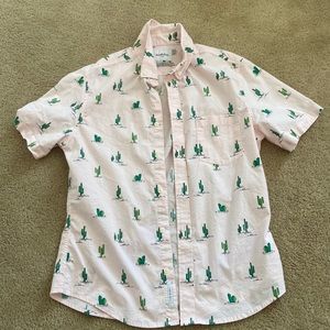 Cactus button down shirt
